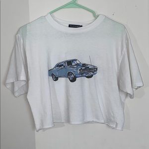 Brandy Melville 1984 motor car shirt
